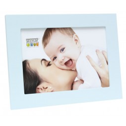 Deknudt Babyrahmen in pastellblau für 13x18 cm zum Stellen oder Hängen