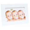 Deknudt Babyrahmen in weiß für 10x15 cm zum Stellen oder Hängen