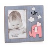 Babyrahmen Girl Babyfant rosa 10x15 cm , aus Holz