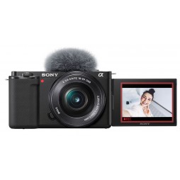 Sony Alpha ZV-E10 mit Sony 16-50 mm OSS schwarz Digital-Systemkamera-Kit
