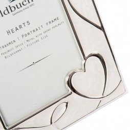 Goldbuch Metall Rahmen Hearts 10x15 cm , Hochzeitsrahmen