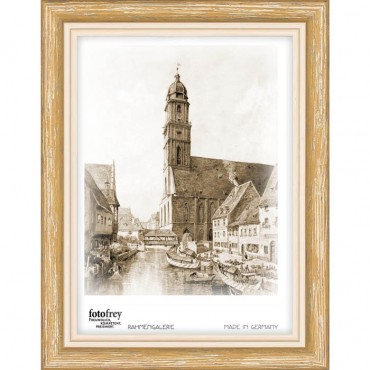 Holzrahmen Amberg gold-creme