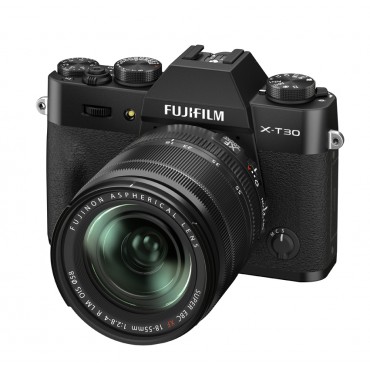 FUJIFILM X-T30 II schwarz mit XF-18-55mm F2,8-4 R LM OIS