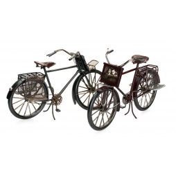 Fahrrad aus Metall mit Fotorahmen Größe ca. 28x17x10,5 cm - Antike Deko
