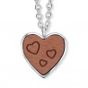 Three Hearts Anhänger mit Kette ︱CRYSTALP JEWELLERY