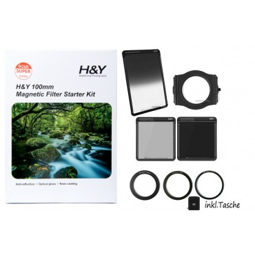 H&Y 100mm Filter Starter Set mit Magnetrahmen 1x Halter 2x Grau 1x Verlauf 3x