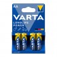 Varta Longlife Power Mignon 4er Blister (AA/LR06) Alkaline Batterien