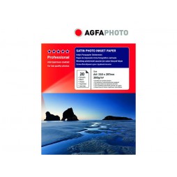 AgfaPhoto Professional satin 20 Blatt A4 260 g/m² Inkjet Fotopapier