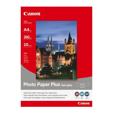 Canon SG-201 Fotopapier A4, 20 Blatt 260g/m² Plus seidenglanz