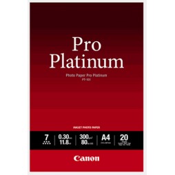 Canon Pro Platinum PT-101 A4 Premium Fotopapier 20 Blatt 300g/m² glossy