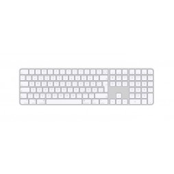 Apple Magic Keyboard mit Touch ID weiße Tasten, Ziffernblock m. Apple Chip, DE