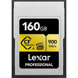 Lexar CFexpress LCAGOLD 160 GB Type A Professional Speicherkarte Gold