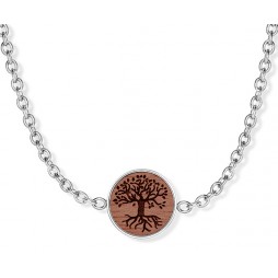 Wooden Lebensbaum silver tree Armband ︱CRYSTALP JEWELLERY