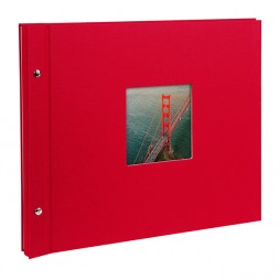 Goldbuch Schraubalbum Bella Vista rot * 28890 39x31 cm , 40 weiße Seiten