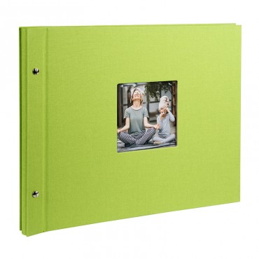Goldbuch Schraubalbum Bella Vista grün * 28976 39x31 cm , 40 schwarze Seiten
