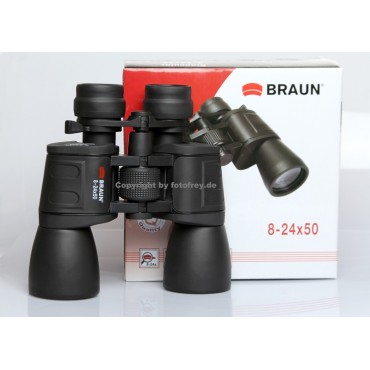 Braun Fernglas 8-24x50