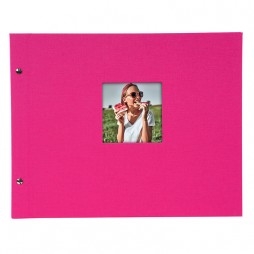 Goldbuch Schraubalbum Bella Vista pink * 28978 39x31 cm , 40 schwarze Seiten