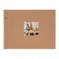 Goldbuch Schraubalbum Bella Vista haselnuss * 26719 30x25 cm , 40 schwarze Seiten
