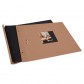 Goldbuch Schraubalbum Bella Vista haselnuss * 26719 30x25 cm , 40 schwarze Seiten