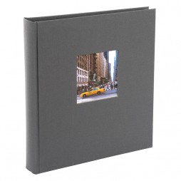 Goldbuch Fotoalbum Bella Vista grau * 27945 30x31 cm , 60 schwarze Seiten