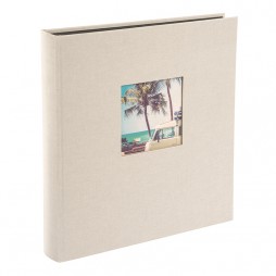 Goldbuch Fotoalbum Bella Vista sandgrau * 27943 30x31 cm , 60 schwarze Seiten