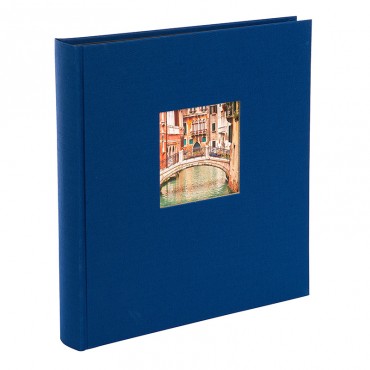 Goldbuch Fotoalbum Bella Vista blau * 27975 30x31 cm , 60 schwarze Seiten