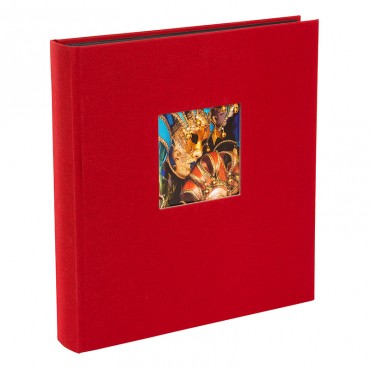 Goldbuch Fotoalbum Bella Vista rot * 27984 30x31 cm , 60 schwarze Seiten