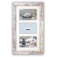 ZEP Galerierahmen 3-fach 13x18 cm weiß vintage mit Passepartout