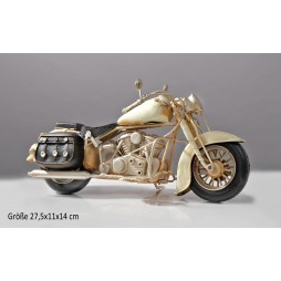 Motorrad Harle. Metall mit Fotorahmen Größe ca. 27,5x11x14 cm - Antike Deko