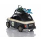 Oldtimer Schwarz 500 aus Metall mit Rahmen + Spardose Größe ca. 20x10x5 cm - Antike Deko