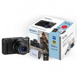 Sony ZV-1 Vlog Kamera Special Edition sw Kompaktkamera + PH 64GB SDHC + Akku NP-BX