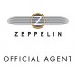 Zeppelin Herrenuhr LZ 127 Automatik 76665 mit offenem Herz und Lederarmband