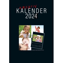  FOTOKALENDER BASTELKALENDER KREATIVKALENDER A4 2024 bis 18x18 cm