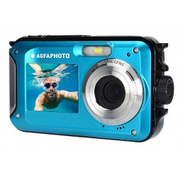 AgfaPhoto WP8000 blau Digitalkamera Wasserdicht bis 3m