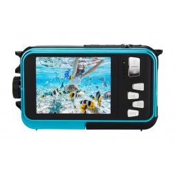 AgfaPhoto WP8000 blau Digitalkamera Wasserdicht bis 3m