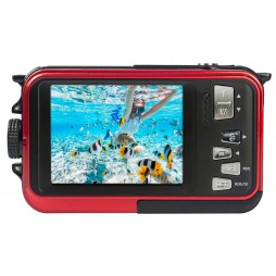 AgfaPhoto WP8000 rot Digitalkamera Wasserdicht bis 3m