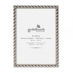 Goldbuch Bilderrahmen Ritorto Metall Rahmen Silber 13x18 cm zum Stellen