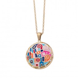 Windows large pendant Goldtone