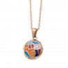 Windows small pendant Goldtone