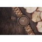 Laimer Holzuhr Eddi Herren Armbanduhr 100% Apfelholz