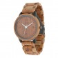 Laimer Holzuhr Eddi Herren Armbanduhr 100% Apfelholz