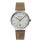 BAUHAUS Damen UHR 21411 silber / weißes Zifferblatt 36 mm + Datum Damenuhr