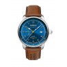 Zeppelin Méditerranée Blau Herrenuhr Automatik 96683 mit Lederarmband