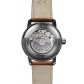 Zeppelin Atlantic Automatik beige Day Date Herrenuhr 84665 mit Lederarmband