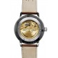 Zeppelin Atlantic Automatik beige Day Date Herrenuhr 84665 mit Lederarmband