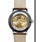 Zeppelin Atlantic Automatik beige Day Date Herrenuhr 84665 mit Lederarmband