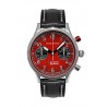 Bauhaus Aviation Eurofighter RED Herrenuhr 25765 Chronograph mit Lederarmband