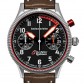 Bauhaus Aviation Eurofighter Black Herrenuhr 25762 Chronograph mit Lederarmband