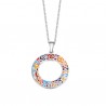 Trencadis ring Red pendant