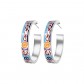 Trencadis hopp earrings Red